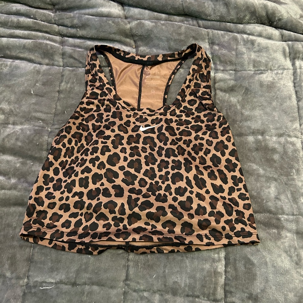 Nike Leopard Print Sports Bra